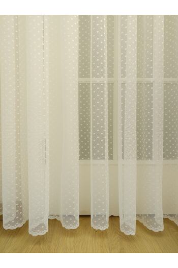 Esse Home Polka Dot Lace Tulle Curtain, 600x260, Sparse Pleat, 1/2