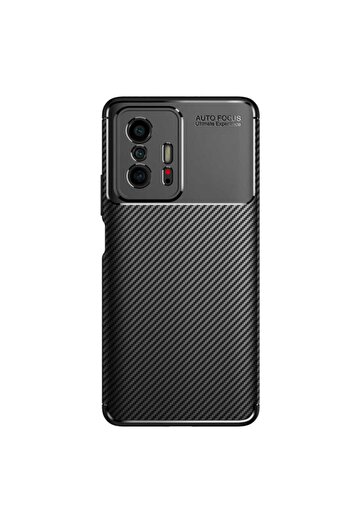 Fibaks Xiaomi Mi 11t 5g Camera Protected Carbon Patterned Colorfast Protective Cover Case