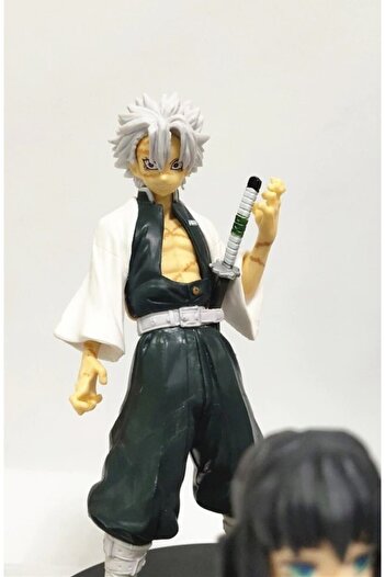 NEO FIGURE Demon Slayer Iblis Avcısı Anime Sanemi Shinazugawa Figür Oyuncak 18cm