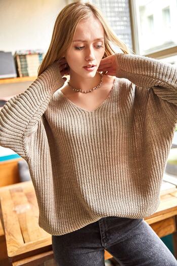 Olalook V λαιμόκ κατοίκι Σαλονίκης πλεκτό oversized πουλόβερ