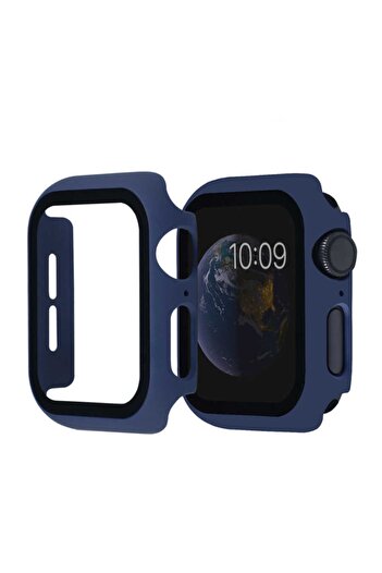 Nezih Case Apple Watch Seri 7/8/9 45mm Uyumlu Kasa Ve Ekran Koruyucu 360 Tam Koruma Kapak