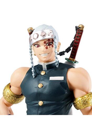 NEO FIGURE Demon Slayer Iblis Avcısı Anime Tengen Uzui Figür Oyuncak 19cm