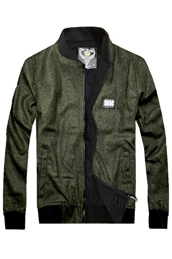 BILL THE KING Slim Fit Stamped College Coat