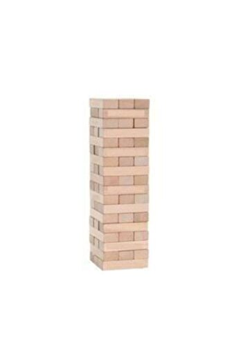 Apiko Shop Jenga 54 Parça Ahşap Denge Oyunu Jenga Ahşap Yüksek Kalite