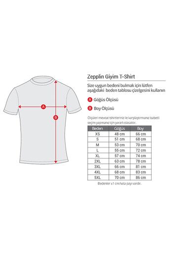 Z zepplin Scream Town Siyah Tişört