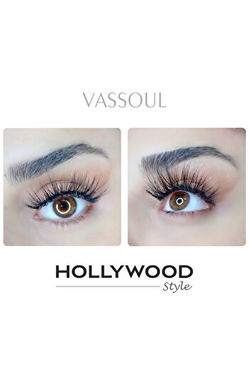 Vassoul Hollywood Takma Ipek Kirpik 100% Handmade Of Premium Korea