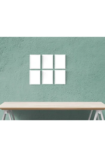 YED Frame 6 Pieces 10X15 Picture Frame Set - White