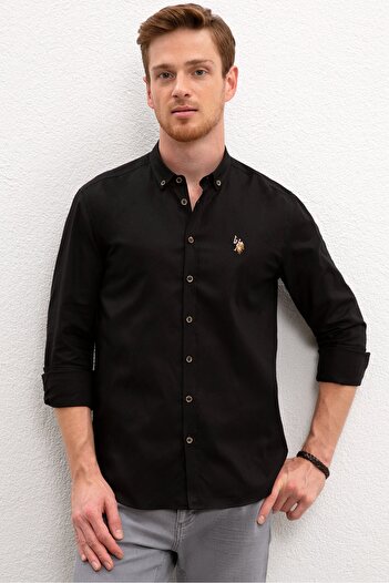 U.S. Polo Assn. Чорний чоловічий гомлек