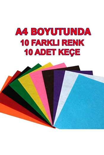 Ginza Keçe A4 10 Lu Karışık Gn-242