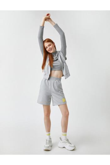 Koton Bedruckte Shorts mit elastischem Bund