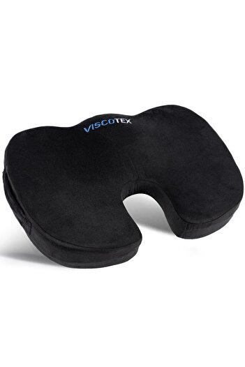 VİSCOTEX Sitting Cushion Anti-Slip Base Double Cover Protecting Office Chair, Car Seat