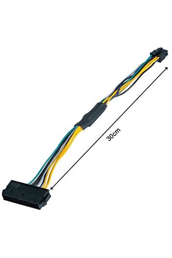 Alfais 4973 24 Pin To 8 Pin Atx Psu Power Güç Adaptör Kablosu (dell Optiplex Uyumlu)