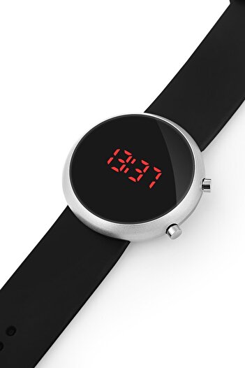 pullmarkt Unisex Silikon Dijital Led Çocuk Kol Saati