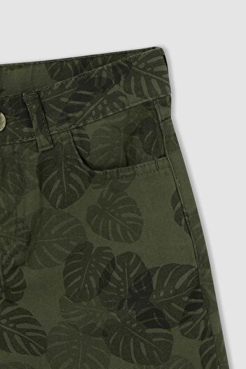 DeFacto Boys Bermuda Shorts - Patterned, Woven, U0885A621Sm