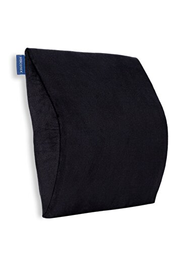 VİSCOTEX Visco Orthopedic Vehicle Waist Rest Cushion 35x33x9 Cm, Black