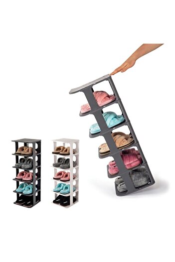 Bayev Gray Shoe Rack Organizer