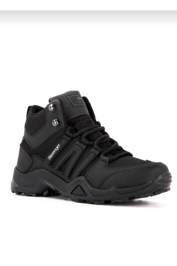 Slazenger Μαύρες μπότες Goat Lace Up