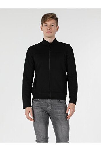 Colin's Slim Fit Dar Kesim Siyah Erkek Ceket