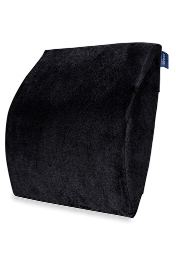 VİSCOTEX Visco Orthopedic Vehicle Waist Rest Cushion 35x33x9 Cm, Black