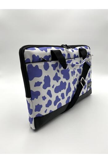 Differ Studio 15.6'' Inch Lilac Cow Pattern Laptop/Macbook/notebook/computer/briefcase