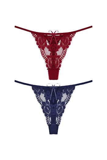 Zena 2-Piece Lace Thong Women's Panties