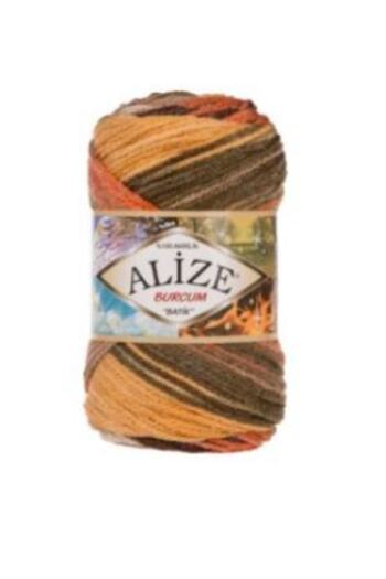 Alize Burcum Batik - 100g x5 Τεμάχια 6060 Μοντέλο Στολή