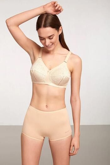 Kom Culoare nud Pantaloni scurti din bumbac