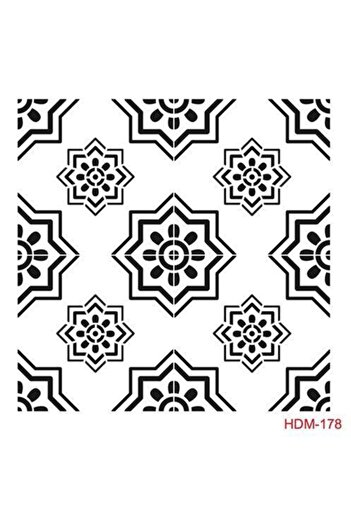 Cadence Home Decor Midi Stencil Boyama Şablonu 25x25 Cm. Hdm-178