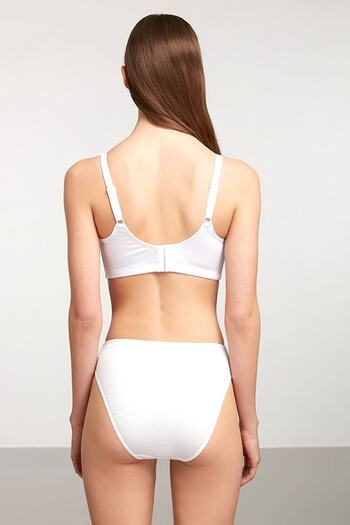 Kom Basic 2 Pack βαμβακερό εσώρουχο λευκό (2 πακέτο)