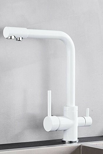 HMS White Purified 3 Way Kitchen Sink Faucet