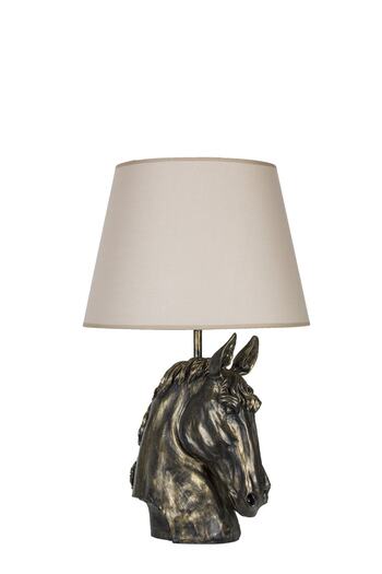 Qdec Modern Design Horse Lampshade Gold Beige Qdecat009