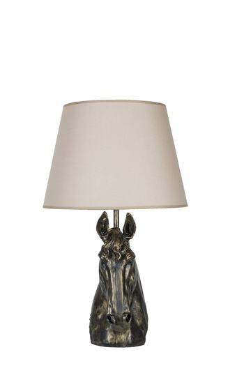 Qdec Modern Design Horse Lampshade Gold Beige Qdecat009
