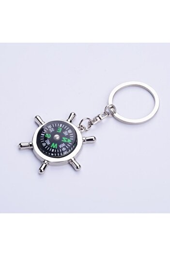gaman Compass PolisheD Steering Wheel keychain