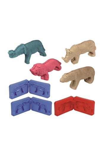 HEROES 3D Molded Forest Animals Kinetic Sand Set 1000 Gr Sand-038