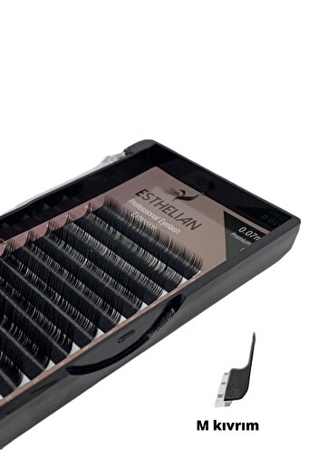 ESTHELIAN Ipek Kirpik M Kıvrım 0.07 Mm Mix Boy