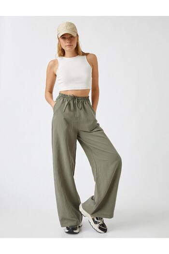 Koton Palazzo Fabric Trousers
