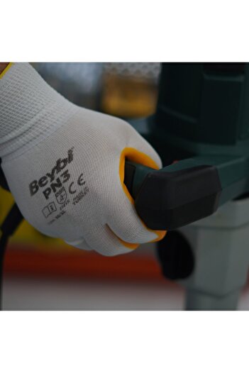 Beybi Yellow Work Gloves Durable and Long Service Life Pn3''12 Pairs''