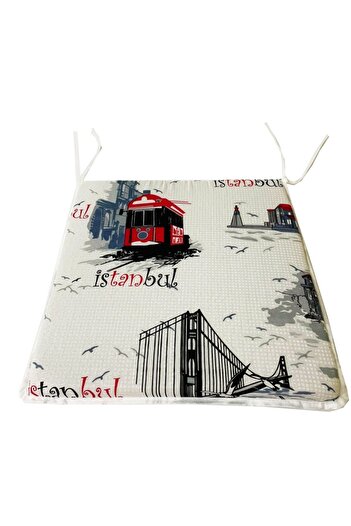 Vip Home Concept Chair Cushion Eco 1 Piece Lace-up Garden Cushion (istanbul) washable