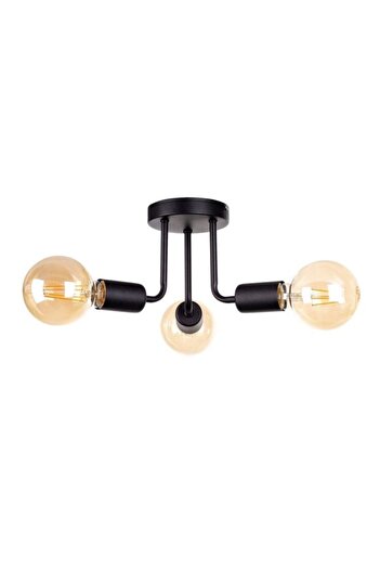 BSA LIGHTING Şelale 3'lü Siyah Avize