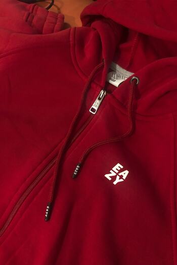 Eazy Co Γυναικείο Basic Red Elastic Premium Σετ χειμερινής φόρμας