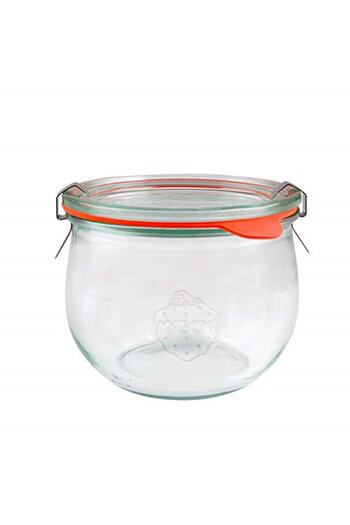Weck Brand: 580 Ml Tulip Glass Storage Jar Category: Jar