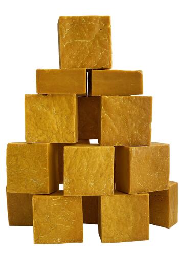 aktarix 4 Molds Yellow Bıttım Soap 100% Natural Handmade