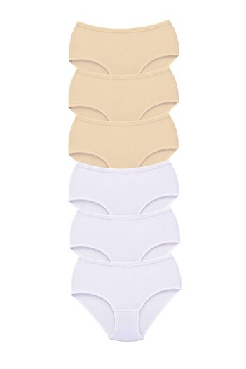 Tutku High Waist 6 Pieces Bato Women's Panties - Thick Rubber S9