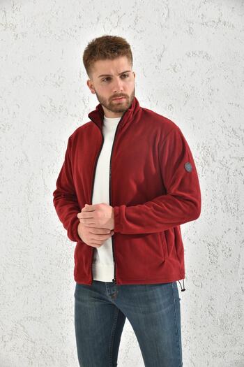 Rodi Rd22ke054212 Men's Judge Collar Fleece Sweat Claret Red