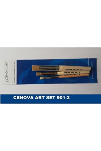 Cenova Art Stencil Brush Set of 3 901/2