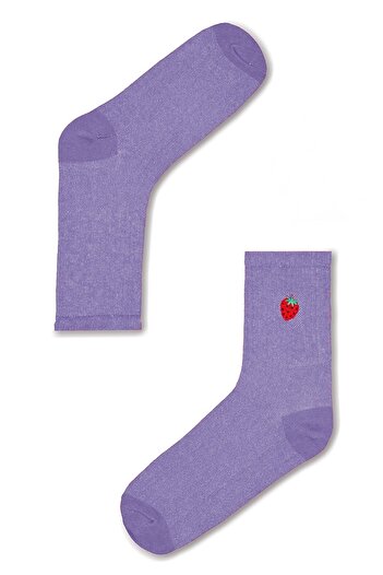 Hepsine Rakip 6 Συσκευασίες Unisex Φρουτώδεις Κάλτσες Βαμβακερές Χαρούμενες Οικονομικές Αθλητικές