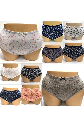 MİSSEMMA Women's High Waist 10 Pieces Panties