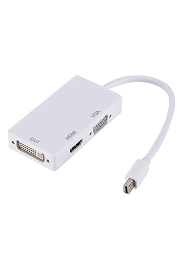 Alfais Marka: Al-4639 Mini Displayport Thunderbolt - Hdmi Vga Dvi Dönüştürücü Adaptör Kategori: Dön
