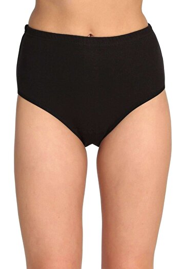 Tutku 6 Pieces Women's High Waist Bato Thick Rubber Panties S12