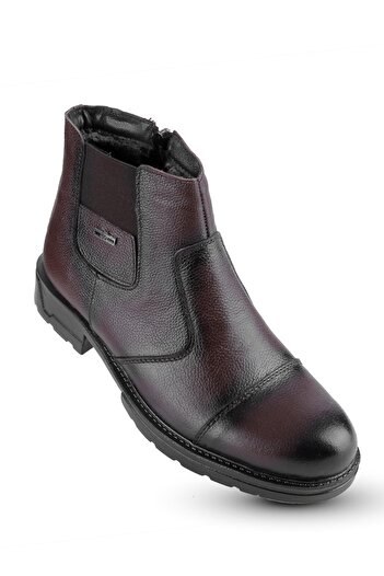 KAPTAN JUNIOR Genuine Leather Winter Men's Boots with Fur Inside Mfre 225